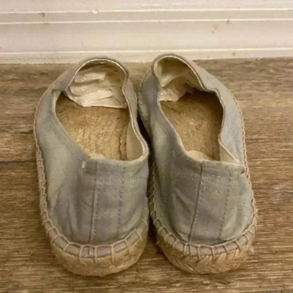 Soludos Flamingo Print Canvas Espadrille Slip On Shoes - Picture 3 of 8